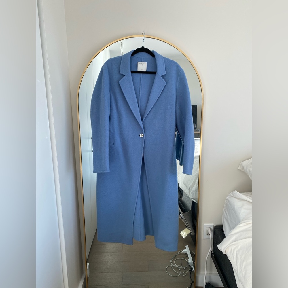 Sandro blue coat medium-large